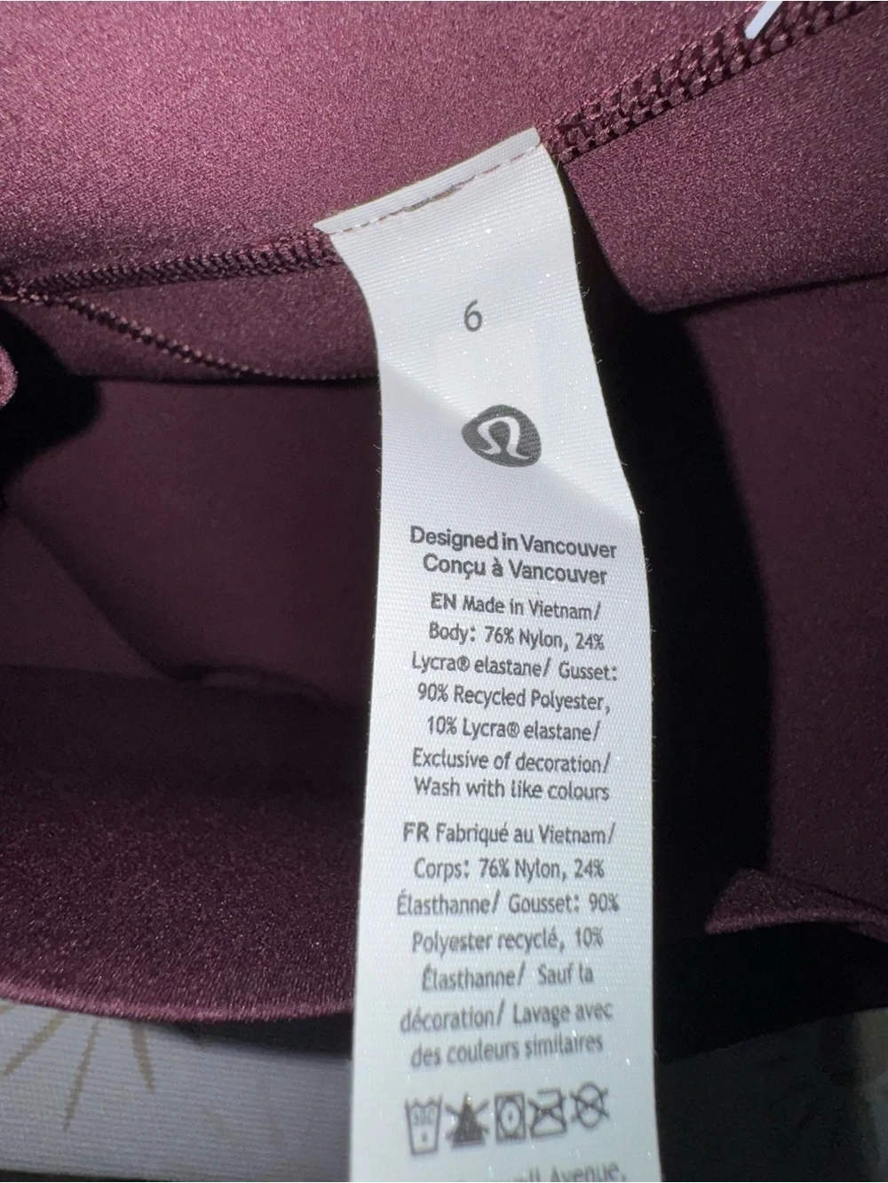 Lululemon Glow Up Super-High Rise Tight in Goodnight Plum NWT